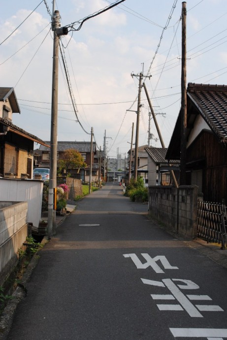 夕暮れ時の風景
